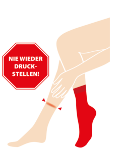 Nie wieder Druckstellen an den Waden