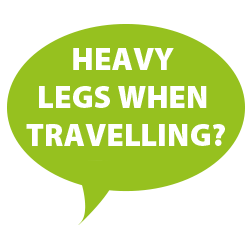 heavy legs when travelling