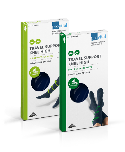 travel support knee high provital